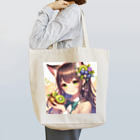 yos-1292583のねこニコばん Tote Bag