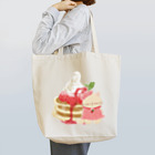 coeur.yu（クードットユー）のプーミーちゃんといちごのパンケーキ Tote Bag