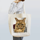 ミシン工房Mayの猫好きのトラくんトートバッグ Tote Bag