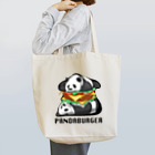 おしんぽこのPANDABURGER-パンダバーガー トートバッグ