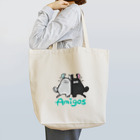 Líneas de aska “Askaの紙上絵”のLos amigos(友達) Tote Bag