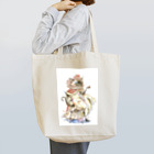 スーパーファンタジー絵描き　松野和貴の猫の王 トートバッグ