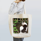 travelohayuの振り返り美猫図 Tote Bag