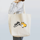 ほっこりアニマルキャラクターのコーギーのはなちゃん Tote Bag