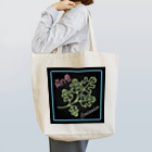 Yogi‘s  Graphicsの【NEON】パクチー Tote Bag