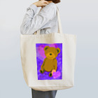 _melon_aki_のテディベア　パープル Tote Bag