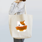 ネコのひたいのもりもり食べるにゃん！！ Tote Bag