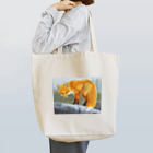 アラスカ野生動物画家きむらけいの赤狐 トートバッグ