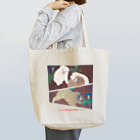 art-Laboの円山応挙 【世界の名画】 朝顔狗子図杉戸 円山派 犬 子犬 日本画 絵画 美術 art Tote Bag