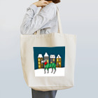 へちまめろんのクリスマスの街とイタグレ Tote Bag