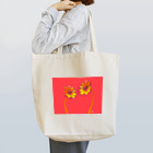 039chanのオンナノコの039chan×顔花　コラボ Tote Bag