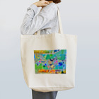 Love Treeのモザイクタイルの花 Tote Bag