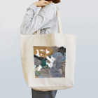 渡邊野乃香のお店の洗濯物と猫 Tote Bag