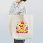 つるちゃんねる 生き物のアヒルとヒヨコのコラボ Tote Bag