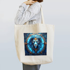 タカヤマ・サイトの青獅子の紋章・プライド　未来への勇気 トートバッグ