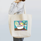 toriniku_twinkleのうどん風呂 Tote Bag