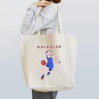 NIKORASU GOのバスケットデザイン「ドリブラー」＜英語バージョン＞＜tシャツ　パーカー　スウェット　ETC＞ トートバッグ