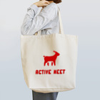 クリエイティブニートのアクティブニート　REDロゴ Tote Bag