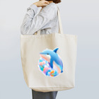 dolphineの可愛いイルカ Tote Bag