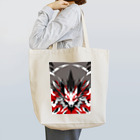 ZZRR12の闘志の炎、愛を捨てた狐の瞳 Tote Bag