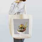 ネコスマッシュの多肉植物　セダムの花 Tote Bag