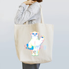 Mark martのSwimming Bear レインボー Tote Bag