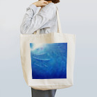 氷紋美術館の天恵〜JapanBlue〜始まりの青 トートバッグ