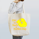 『NG （Niche・Gate）』ニッチゲート-- IN SUZURIのOh! It's Such A Perfectday.（黄色） Tote Bag