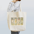世界の絵画アートグッズのアルフォンス・ミュシャ《四つの時の流れ》 トートバッグ