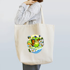 Cody the LovebirdのChubby Bird セキセイインコの妖精 Matcha 一緒に森を守ろう！ Tote Bag