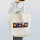 CONACHIの勇気ある5人のネコ探検家たち Tote Bag