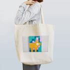 little pandaの「自分の事をシマウマと勘違いしているアルパカの肖像画」 Tote Bag