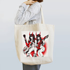 HELLOの赤デビル女ダ・ゾーン Tote Bag