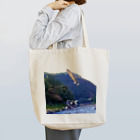 自然大好きの鮎の友釣り 釣り上げた瞬間 Tote Bag