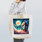 dolphineのシュール！満月と宇宙時計 Tote Bag