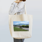 吉原教室の櫻島とベンチ Tote Bag
