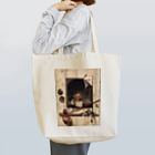 世界美術商店のヴァニタス画のあるアトリエの壁 / Trompe l'oeil with Studio Wall and Vanitas Still Life Tote Bag