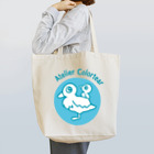 Atelier-Colortealのカモの親子 Tote Bag