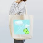 洗拓機の空が青いなあ恐竜くん2 Tote Bag