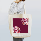 WAMI ARTの雲隠れ赤(赤地) Tote Bag