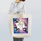 にゃんまゆ工房のゴゴゴ銀河のうさぎねこ Tote Bag