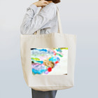 アジアンカフェXanh（サイン）のスミレの初めての水彩画 Tote Bag