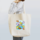 Cody the LovebirdのChubby Bird サンゴ礁を守ろう！　オカメインコと海のお友達 Tote Bag