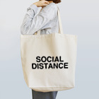 TOKYO LOGOSHOP 東京ロゴショップのSOCIAL DISTANCE-ソーシャルディスタンス- Tote Bag