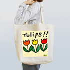 くいこみめがねのチューリップ Tote Bag