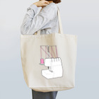 服の作り方と型紙うさこの洋裁工房の洋裁好きさん、憧れの4本ロックミシン Tote Bag