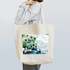 seijyuro worksのStella blue × Flower Tote Bag