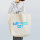 JIMOTO Wear Local Japanの葛飾区 KATSUSHIKA CITY ロゴブルー Tote Bag