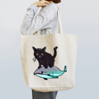 Padawanshopのねこイルカ くろねこ Tote Bag