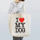 I LOVE SHOPのI LOVE MY DOG Tote Bag